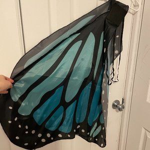 Blue Butterfly Costume Wings